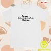 kenny down right merch tanner thomas chicken tenda t shirt white