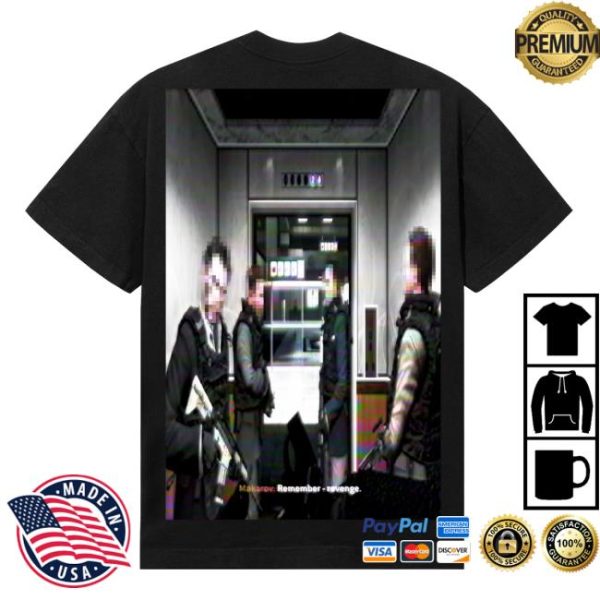 Revenge Official Store Merch Shop No Russian Tee Black