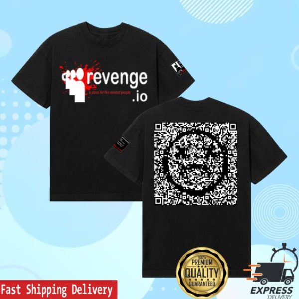 Revenge Official Store Merch Shop Tom Tee Black