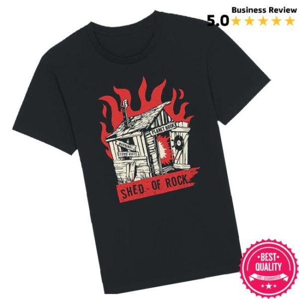 Planet Rock Store Merch Shed Of Rock Tee