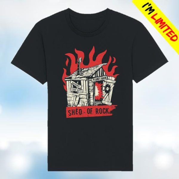 Planet Rock Store Merch Shed Of Rock Tee