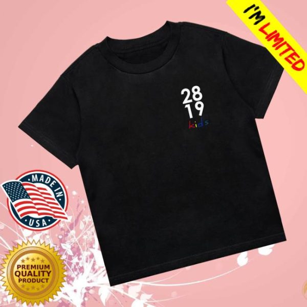 2819 Church Store Merch Shop 2819 Kids Classic Black Tee