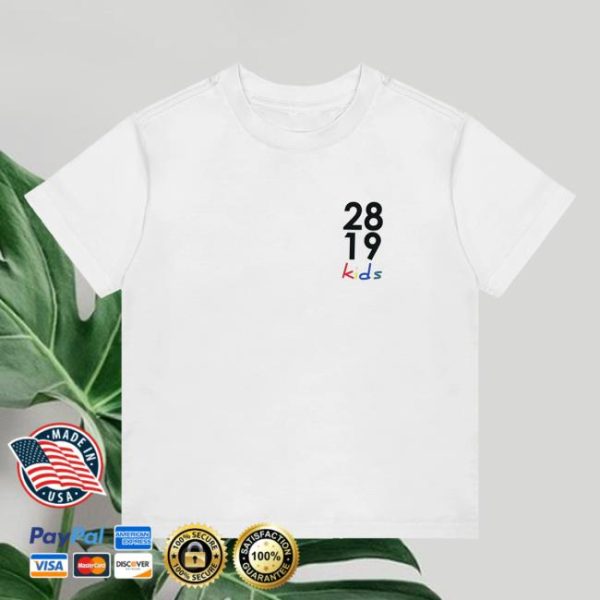 2819 Church Store Merch Shop 2819 Kids Classic White Tee