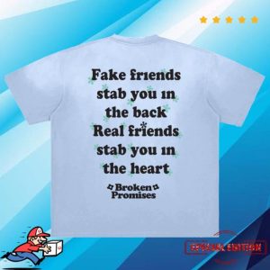Broken Promises Store Merch Fake Friends Vintage Washed Tee