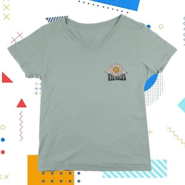 Redrocksonline Store Merch Red Rocks Ladies Vintage Zodiac Sage T-Shirt