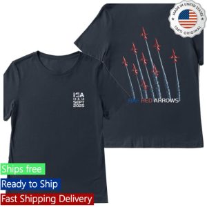 Airshow Store Merch Raf Red Arrows 2025 Shirt