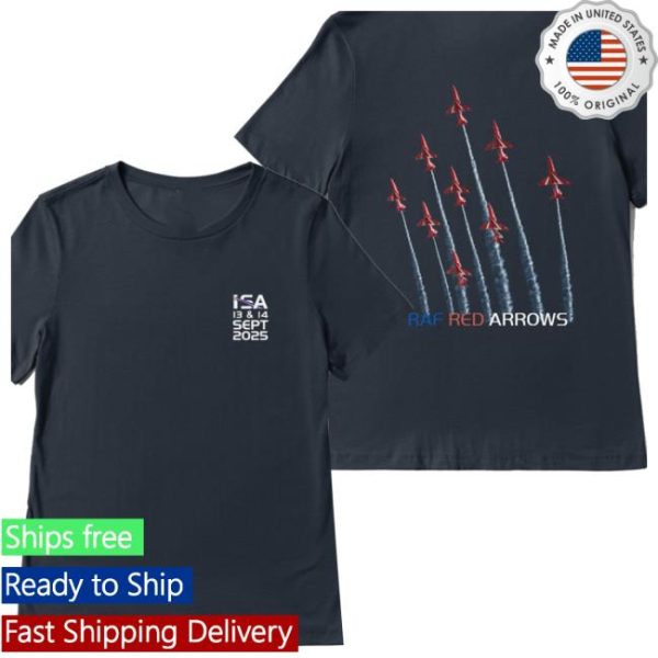 Airshow Store Merch Raf Red Arrows 2025 Shirt