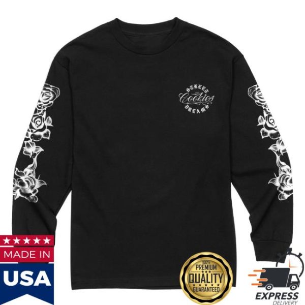 Cookies Clothing Official Store Merch Shop Olde English Ls Tee Cookies X Street Dreams