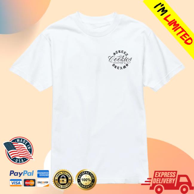 Cookies Clothing Official Store Merch Shop Street Dreams X Cookies Olde English Tee White - Newest Fashion Trends
