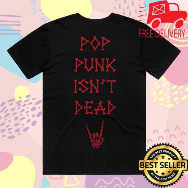 The Paradox Merch Store Shop Black Pop Punk Isn’t Dead Tee