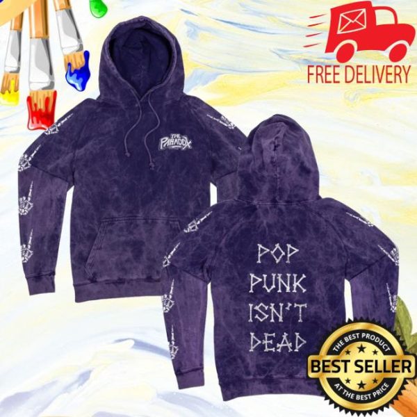 The Paradox Merch Store Shop Purple Acid Wash Hoodie