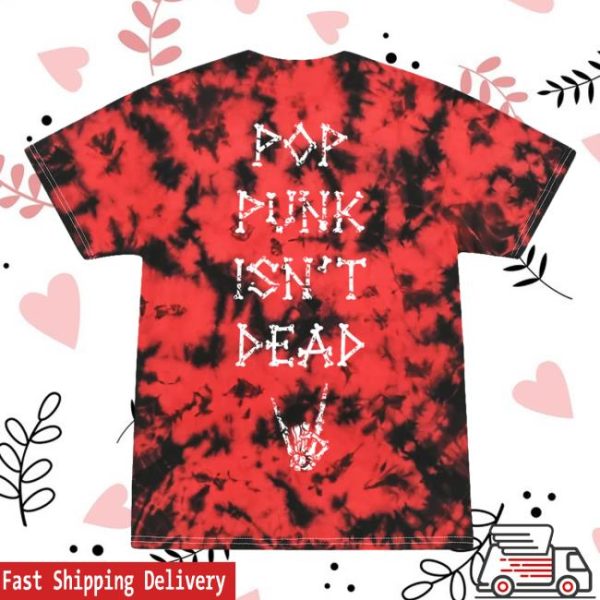 The Paradox Merch Store Shop Tie Dye Pop Punk Isn’t Dead Tee