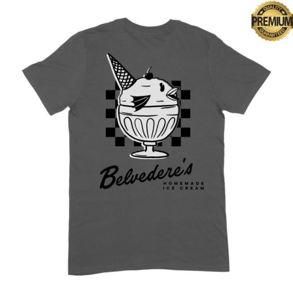 Mythical Store Merch Belvedere’s Ice Cream Shop Cookies &Cream Tee