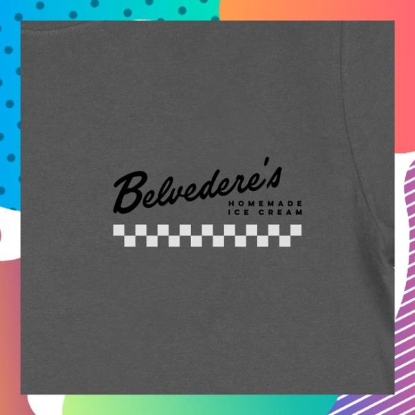 Mythical Store Merch Belvedere’s Ice Cream Shop Cookies &Cream Tee