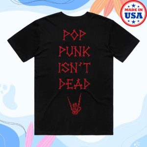 The Paradox Merch Store Merch Black Pop Punk Isn’t Dead Tee