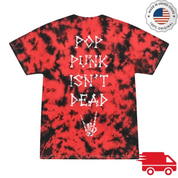 The Paradox Merch Store Merch Tie Dye Pop Punk Isn’t Dead Tee