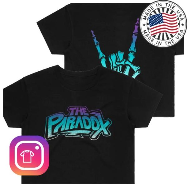 The Paradox Merch Store Merch Gradient Crop Tee