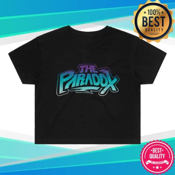 The Paradox Merch Store Merch Gradient Crop Tee