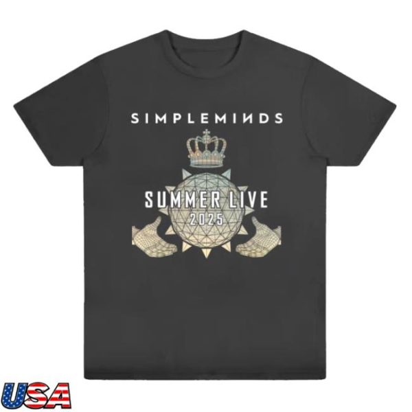 Simple Minds Store Merch Claddagh Summer Live Itinerary T-Shirt
