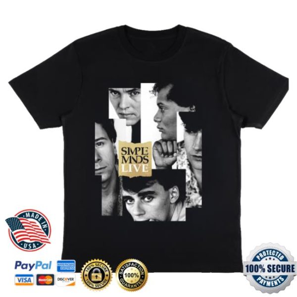 Simple Minds Store Merch Once Upon A Time Glasgow Event T-Shirt