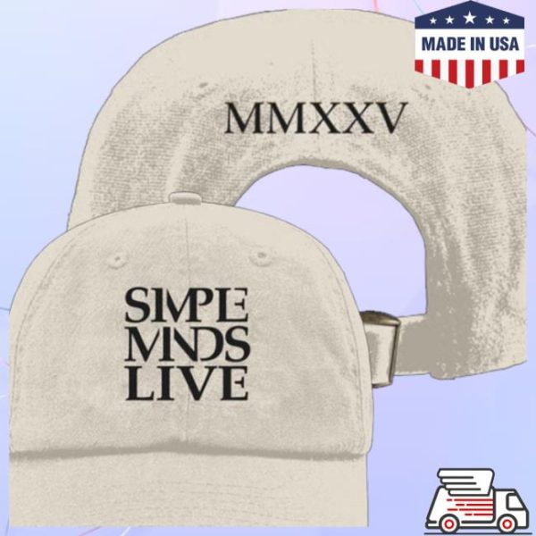 Simple Minds Store Merch Live 2025 Cap