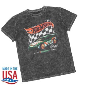 7 Collection Store Merch 7-Eleven® X Hot Wheels Checkered Vintage Wash Tee