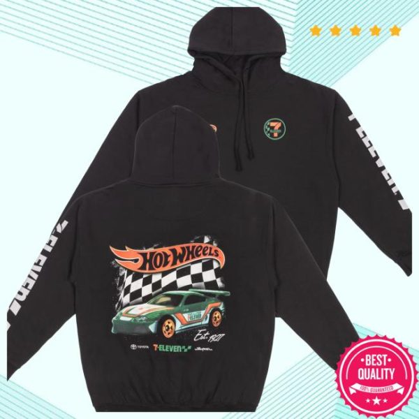 7 Collection Store Merch 7-Eleven® X Hot Wheels Checker Hoodie