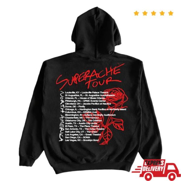 Conan Gray Store Merch Conan Gray 2022 Superache Tour Hoodie