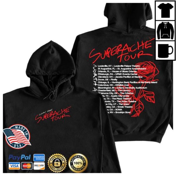 Conan Gray Store Merch Conan Gray 2022 Superache Tour Hoodie