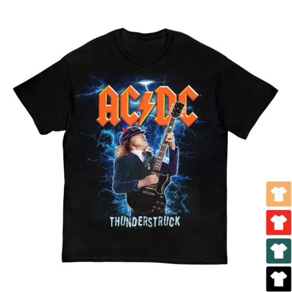 Acdc Store Merch Tallinn Pwr Up Tour T-Shirt
