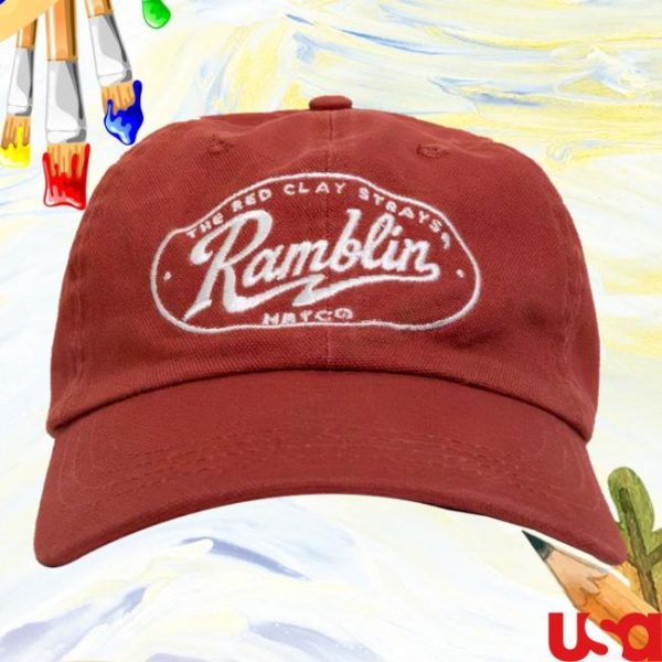 Red Clay Strays Store Merch Red Clay Strays Tracks Ramblin Dad Hat