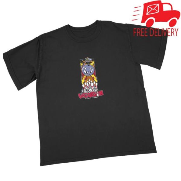 Damaged Goods Merch Store Life’s Question Bowling Tee