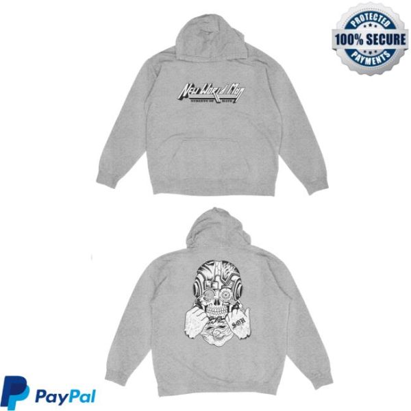 Damaged Goods Merch Store New World Man Peeling Face Hoodie