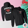 Simple Plan Store Merch Yellow Circle Logo Zip Hoodie