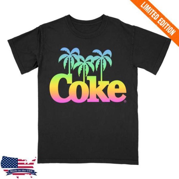 Screen Stars Store Merch Coca Cola Trees Ss Tee