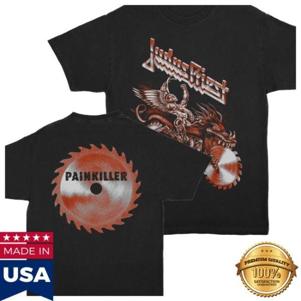 Screen Stars Store Merch Judas Priest Painkiller Ss Tee
