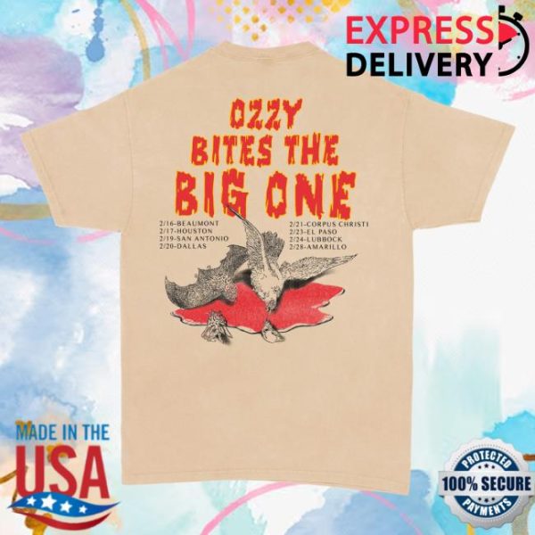 Screen Stars Store Merch Ozzy Bites The Big One Ss Tee
