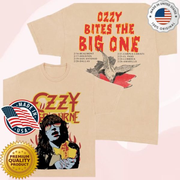 Screen Stars Store Merch Ozzy Bites The Big One Ss Tee