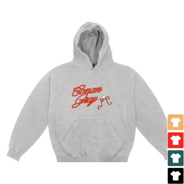 Conan Gray Merch Store Shop Conan Gray Ribbon Wishbone Hoodie