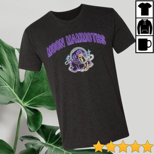 Erie Seawolves Merch Store Shop Erie Seawolves 108 Moon Mammoths Neon Tee