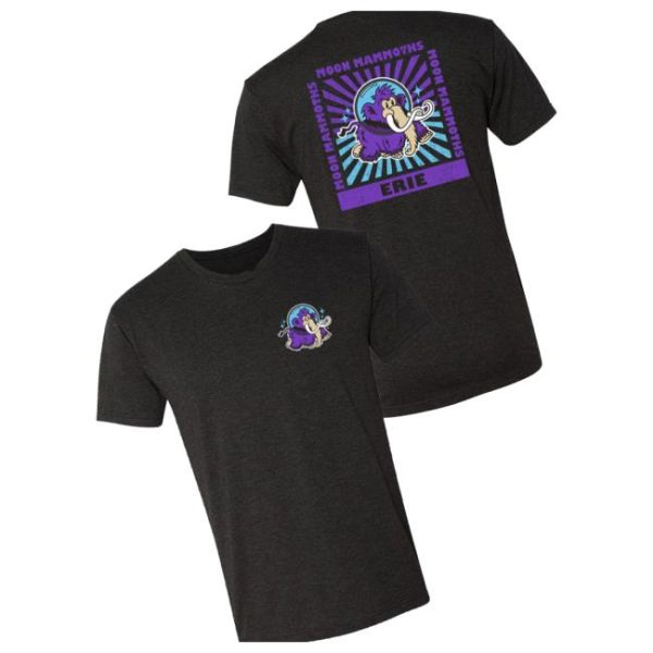 Erie Seawolves Merch Store Shop Erie Seawolves 108 Moon Mammoths Sunspot Tee