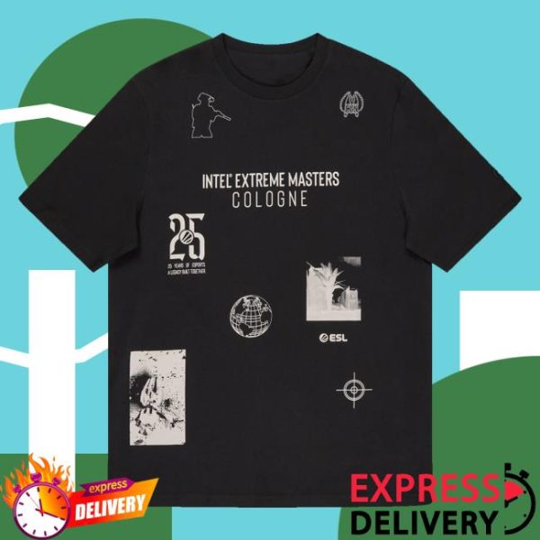 Esl Shop Store Merch Iem Cologne 2025 Premium Short Sleeve T-Shirt Black
