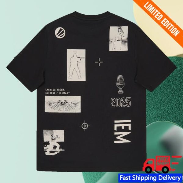 Esl Shop Store Merch Iem Cologne 2025 Premium Short Sleeve T-Shirt Black