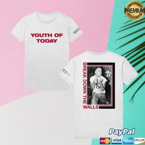 Merchnow Merch Youth Of Today Break Down The Walls White T-Shirt