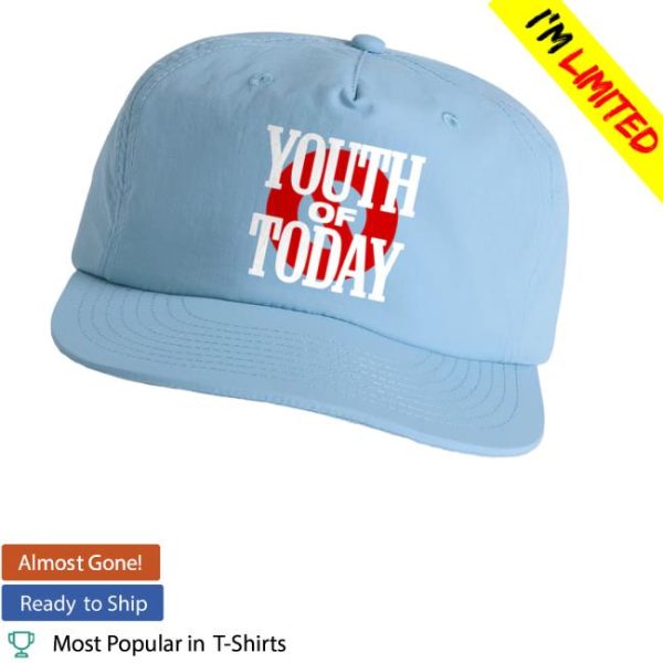 Merchnow Merch Youth Of Today Logo Carolina Blue Surf Cap