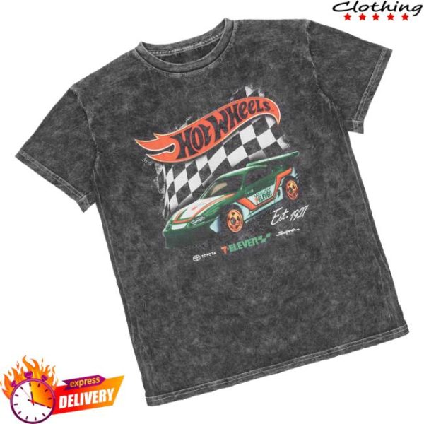 7Collection Merch Store Shop 7-Eleven X Hot Wheels Checker Vintage Wash Tee
