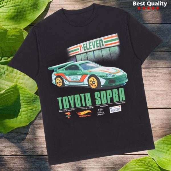 7Collection Merch Store Shop 7-Eleven X Hot Wheels Toyota Supra Tee