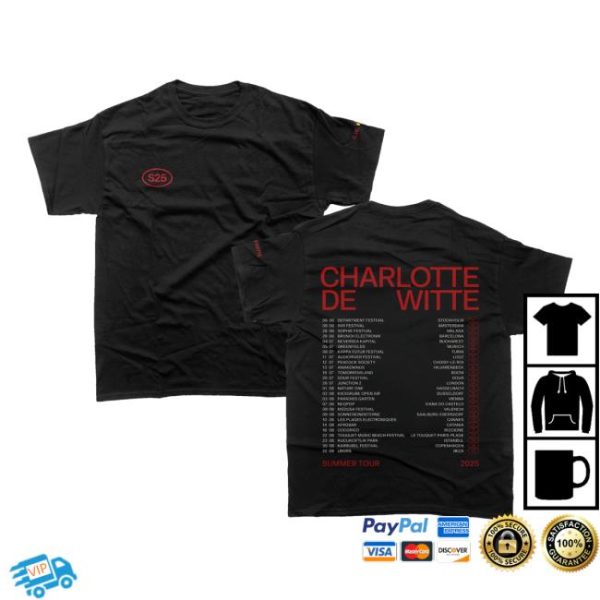 Kntxt Merch Store Shop Charlotte De Witte Summer Tour ’25 Shirt