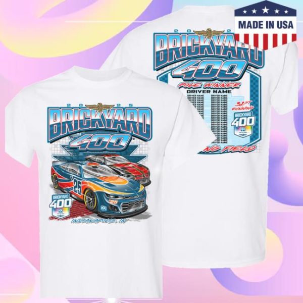 Indianapolis Motor Speedway Store Merch 2025 Brickyard 400 Starting Field T-Shirt
