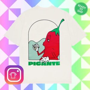 Picante Store Merch Charlie The Chilli  White T-Shirt